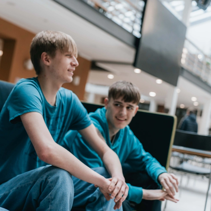 Two students at EUC Syd