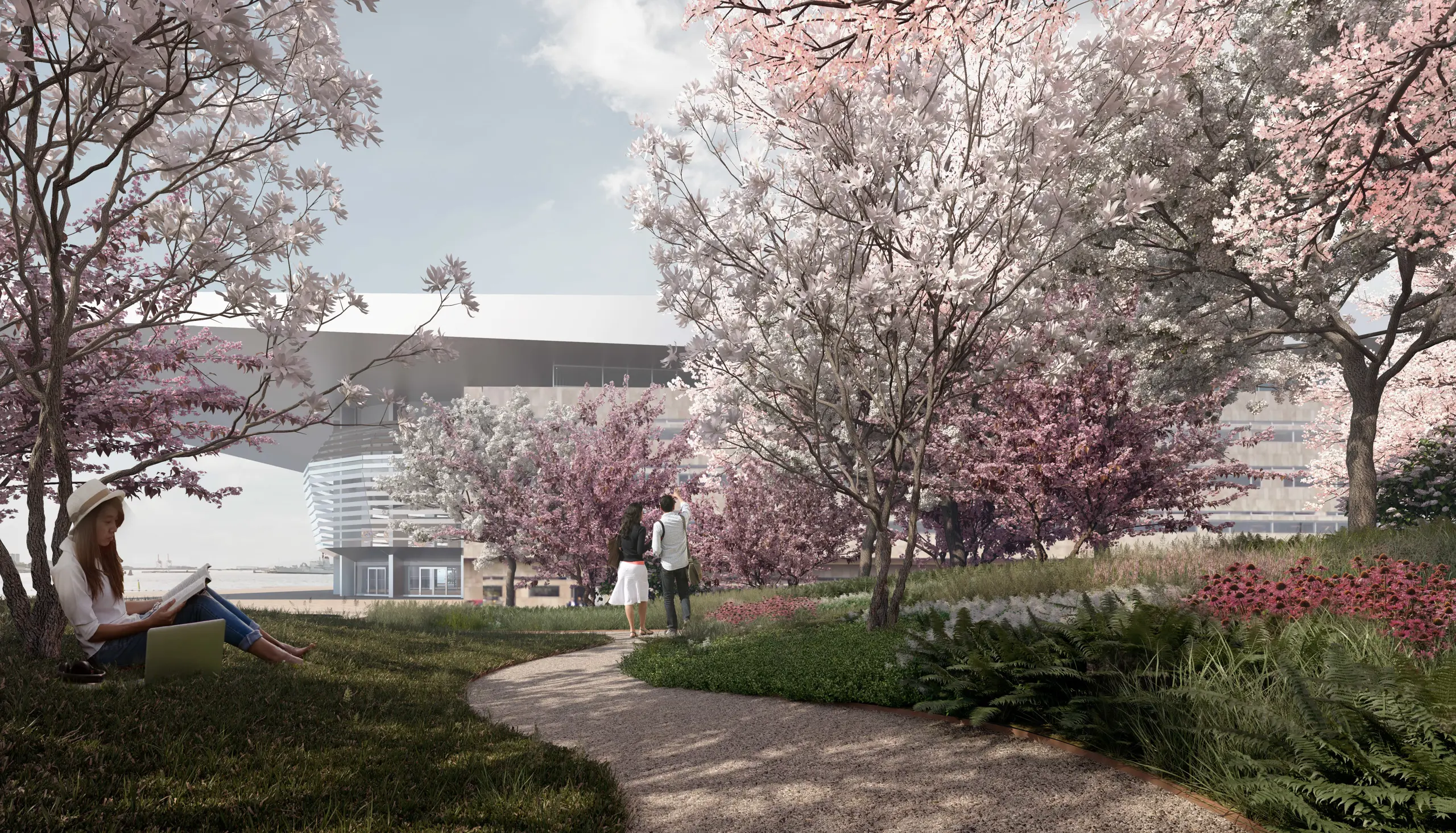 Landscape architect concept presentation for Operaparken
