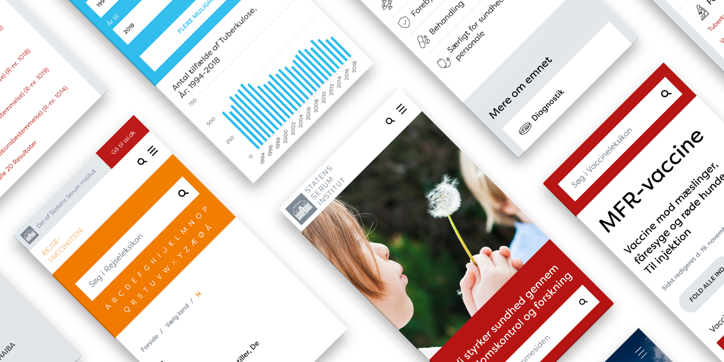 Mobile view of SSI website design