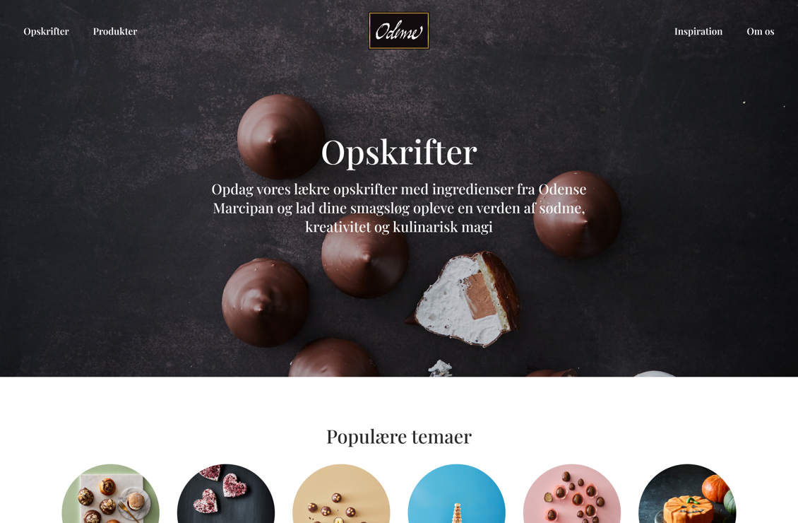 opskriftsiden på Odensemarcipan.dk
